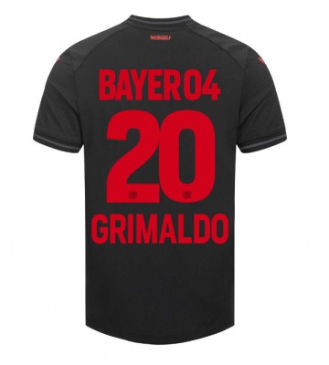 Bayer Leverkusen Alejandro Grimaldo #20 Hjemmebanetrøje 2023-24 Kort ærmer
